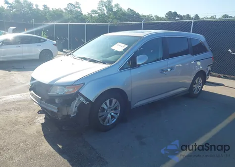 2015 Honda Odyssey Ex-L z USA, uszkodzony, nr VIN 5FNRL5H62FB011984